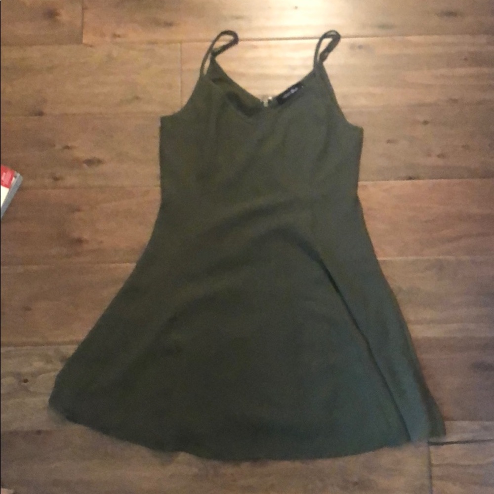 Olive Shift Dress